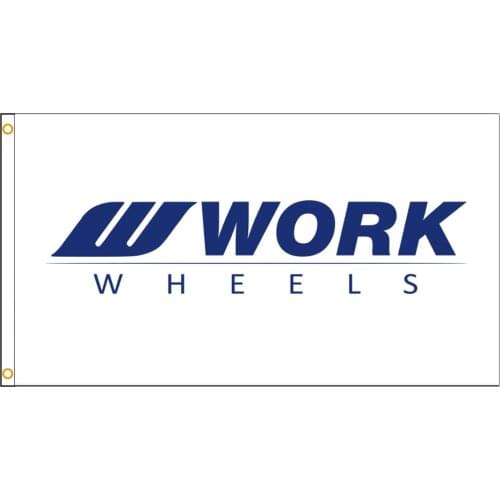 3x5ft Japan Work Wheels Flag