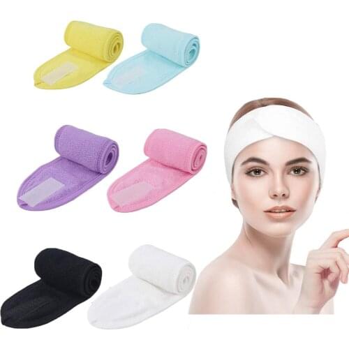 Velcro hair band wash face headband European and American sports yoga ladies bangs turban makeup beauty headband multi-purpose