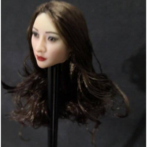 1:6 Doll Head Carving Asian Beauty Liu Yan Head Carving Beauty Head Carving Suitable For 12-inch Woman Dolls In Stock