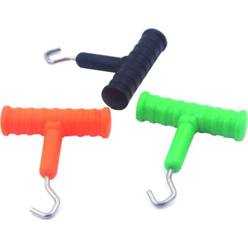 2pcs Fishing Sea Stainless Steel Knot Puller Tool Rig Making Carp Terminal Tackle Making Accessories