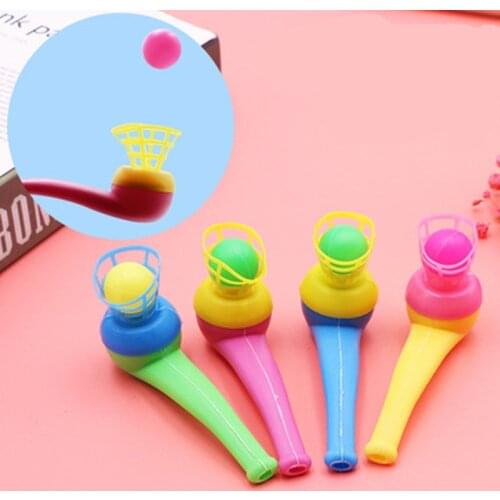 2Pcs Suspended Blow Pipe Blow Ball Rod Board Game for Children Balance Training Floating Blowing Ball Board Game Family Kids Toy