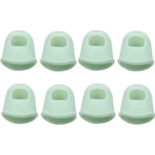 8Pcs Guitar Kalimba Finger Protectors, Soft Finger Protector Tip Thumb Picks for Beginners Kids Adult