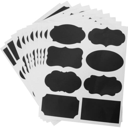 80 Pcs Large Removable Chalkboard Labels,Chalk Makers Erasable,Perfect for Jars and Canisters