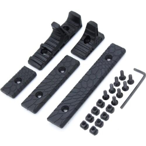 M-LOK Handstop Kit Angeled Python Foregrip Accessories with Guide Rail Tactical Keymod Handguard for M4 M16 AR10 AR15 Gun