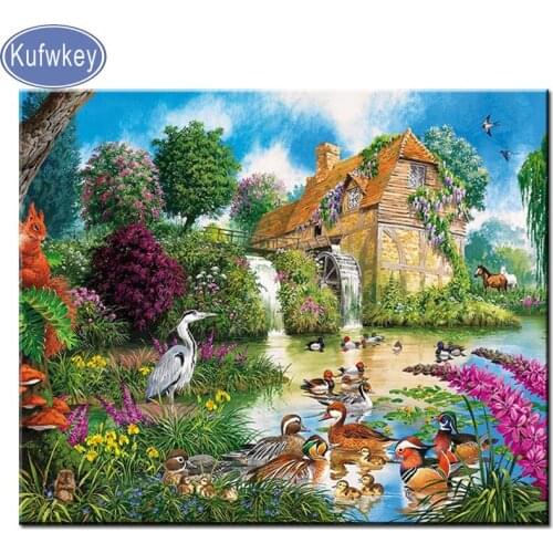 5D DIY Diamond Painting Birds Diamond Embroidery Animal Full Cross Stitch kits handmade embroider Crafts for child