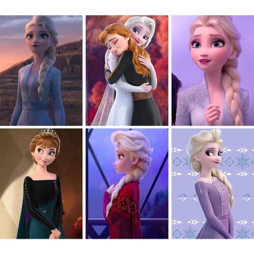 Disney Diamond Painting DIY Diamond Frozen Princess Aisha Mosaic Cross Stitch Exquisite Home Decoration Gifts Can Be Customized