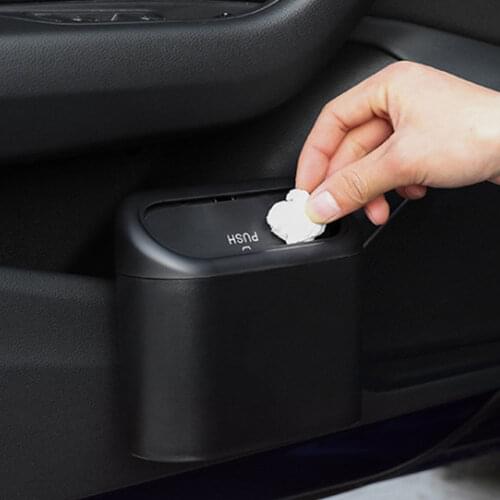 Car Trash Garbage Basket Automotive Waste Storage Bins Mini Car Garbage Dust Case Box Space Saving Dustbins Auto Accessories