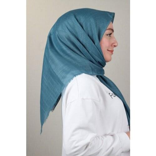 BONJELA SHİNE FLAT SILVERY LINEN SCARF-DESEN-02-RENK-17