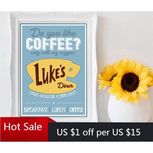 Gilmore Girls Classic Movie Poster Prints Home Room Decoration Diner Decor Picture Canvas Painting Kitchen Wall Art Decor