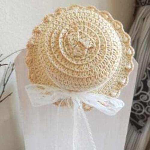 1PCS Lovely Straw Hat for 1/6bjd, 1/4bjd Doll Hat Accessories