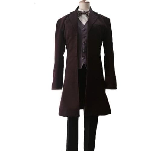 Doctor Who Cosplay Dr 11th Eleventh Doctor Matt Smith Costume Custom Made Any Size free shipping