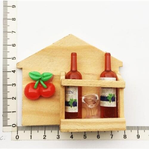 Fridge Magnet Creative Travel Commemorate Crafts 3D Ornaments Magnetism Resin Material Refrigerator Stickers