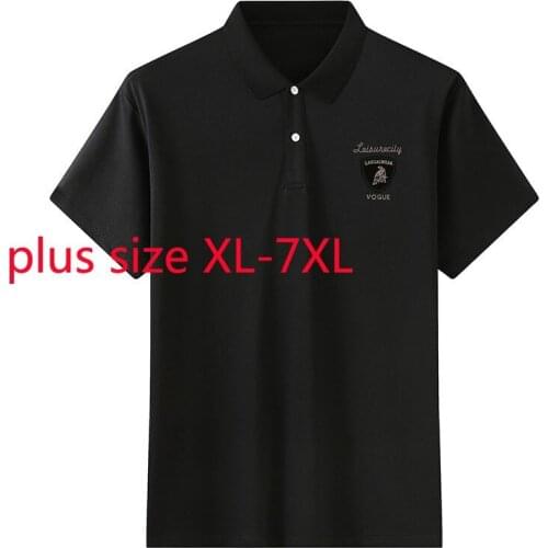 New Arrival Fashion Super Large Cotton Summer Men Casual Short Sleeve T Shirt Men Plus Size XL 2XL 3XL 4XL 5XL 6XL 7XL