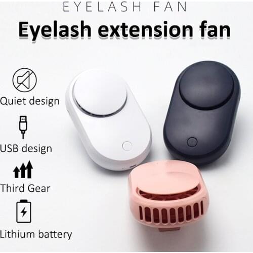 New USB Mini Air Conditioning Fan for Eyelash Extension Graft Eyelash Extension Dedicated Dryer Blower Glue Blower