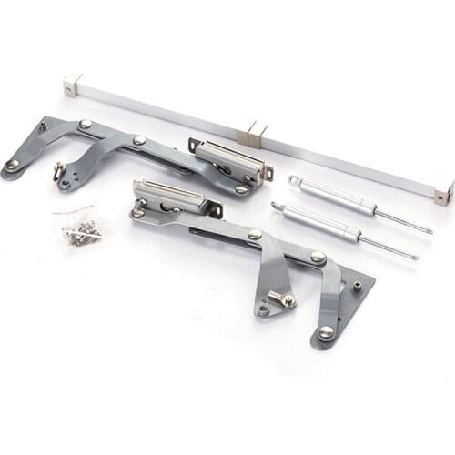 Air Operated Hinge on the Vertical Lift,Translational Pneumatic Turning Bracket,Home Furniture Hardware,Fittings