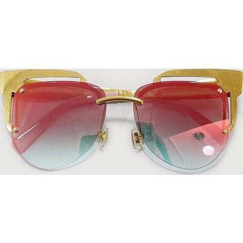 Luxury Fashion Cat Eye Sunglasses Women Gradient Brand Designer Sun Glasses Goggles Shadow UV400 Oculos