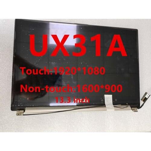 LCD Replacement 13.3" For Asus UX31A UX31T Ultrabook Zenbook Laptop LCD Display Touch Screen 1920*1080 A B Case+Frame Assembly