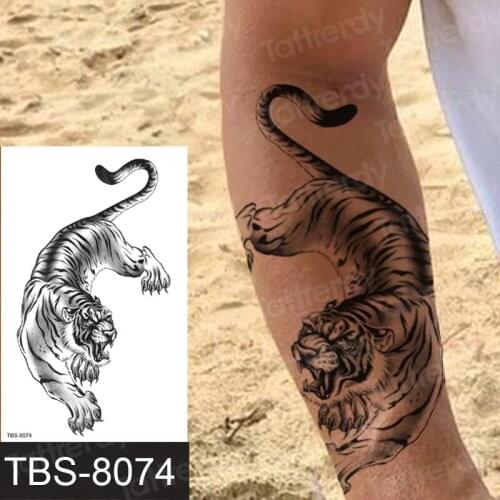 Temporary armband tattoos sleeve wrist men shoulder tattoos for boys women sexy body tattoo waterproof big size black henna тату