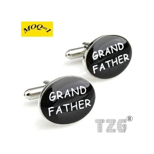 GRAND FATHER Cufflink Cuff Link 1 Pair Free Shipping Promotion