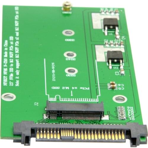 Zihan SFF-8639 NVME U.2 to NGFF M.2 M-key PCIe SSD Adapter for Mainboard Replace Intel SSD 750 p3600 p3700