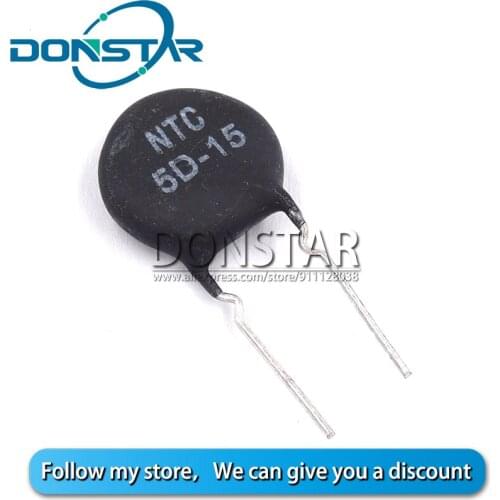 10PCS NTC 5D-15 5D15 NTC5D-15 DIP-2 Thermal Resistor New
