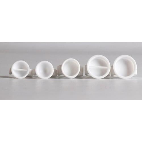 100pcs Disposable Tattoo Ink Rings Cups S/M/L Permanent Makeup Pigment Holder Eyebrow Eyelash Extension Glue Divider Container