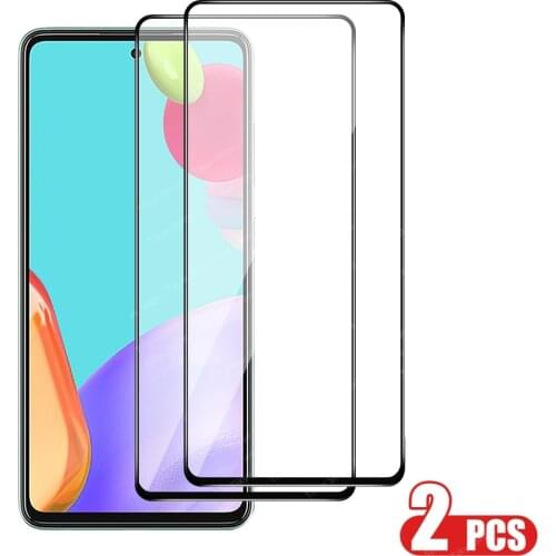 2pcs protective glass For samsung a52 5G case For samsung galaxy A52 a 52 52a tempered glass samsun galaxi a52 2021 phone cover