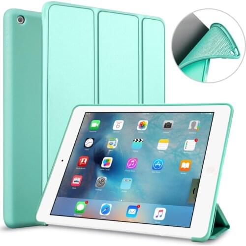 For iPad Pro 9.7 Case Silicone TPU Soft Windyoung Smart Cover for Apple iPad Pro 9.7 inch Case PU Leather 2016 A1673/A1674/A1675
