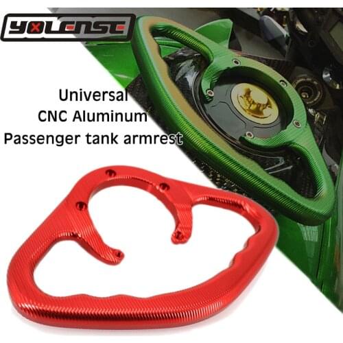 For YAMAHA FZ1 FZ6 FZ8 XJ6 MT-09 Tracer MT-07 MT-03 Motorcycle CNC Passenger Handgrips Hand Grip Tank Grab Bar Handles Armrest