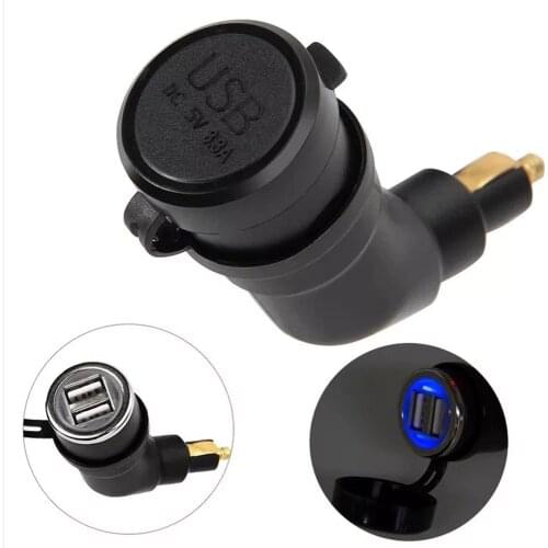 F800GS F650GS F700GS R1200GS Double USB Port Adapter w/ LED Light for BMW F 650/700/800 GS | R 1200 GS