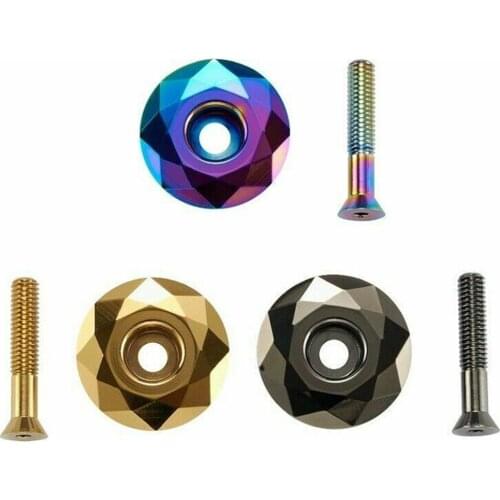 Aluminum Alloy MTB Mountain Bicycle MTB Bike Front Fork Stem Headset Top Cap Bicycle Accessories