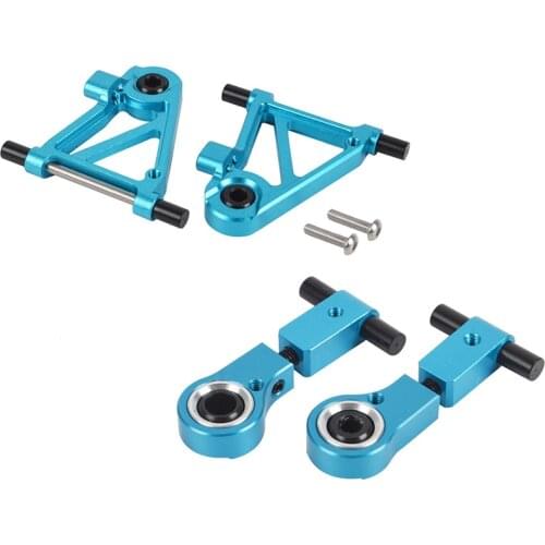 Aluminum Alloy Front Upper Lower Suspension Arms Set for tamiya tt-02 TT02 Upgrade 51528 B Parts