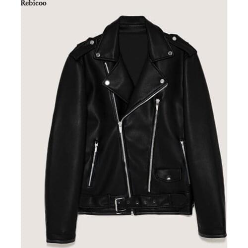Spring Autumn Men Short Leather Biker Jacket Style Motorcycle Men Jacket Light Soft Faux Leather Jackets for Men New