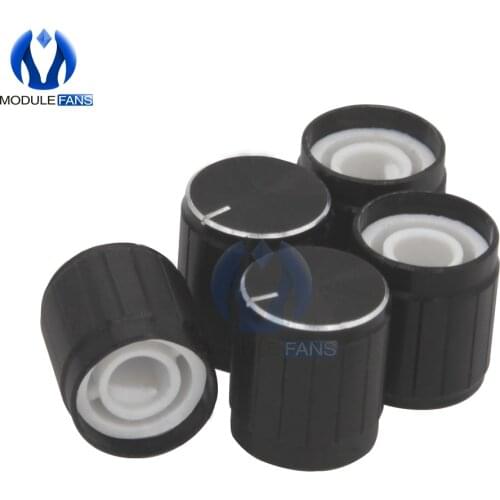 5PCS KY-040 360 Degrees Rotary Encoder Aluminum Alloy Half Shaft Hole Caps Module For Arduino Brick Sensor Switch Potentiometer