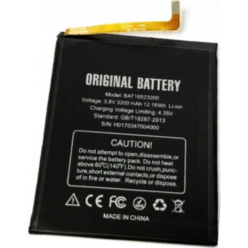 Original BAT16523200 battery 3200mah for DOOGEE Y6C Y6 5.5 inch Cellphone batteries