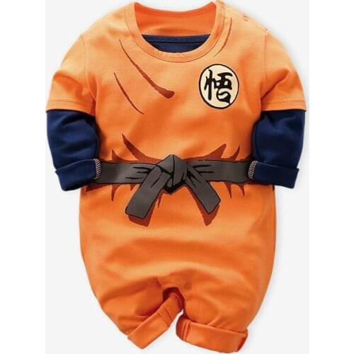 0-1 year Autumn children clothing drag Rompers Newborn Clothes Long Sleeve SON Jumpsuit Baby Boy Girl Kids Clothing