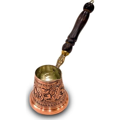 GREAT GIFT Handmade Copper Coffee Pot Turkish pattern copper casting coffee Pot coffee machine handmade 2 people decorative gift