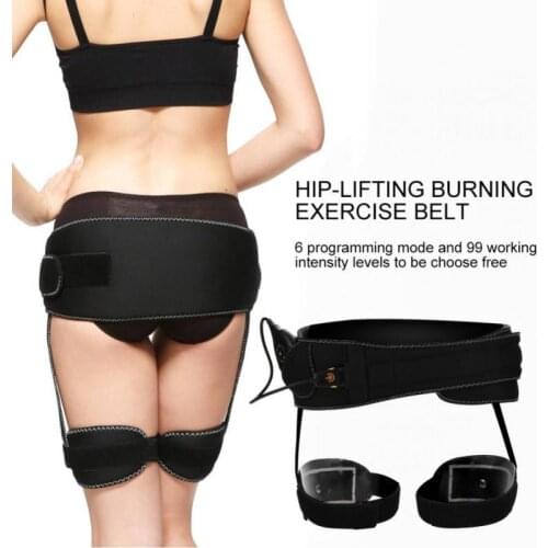 Supports Belt Slimming Products Massager Intensity Rechargeable EMS Toning Slim Belt Braces Bottom Toner Firm Hips Legs Lifting