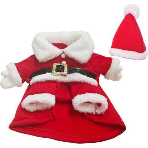 Dorakitten Christmas Pet Costume Funny Santa Claus Dog Winter Clothes With Pet Santa Hat Pet Supplies Pet Clothing Accessories