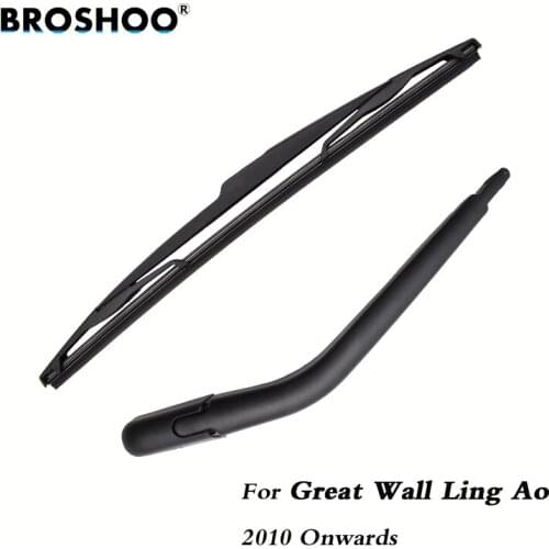 BROSHOO Car Rear Wiper Blade Blades Back Windscreen Wiper Arm For Great Wall Ling Ao Hatchback (2010-) 355mm Auto Styling