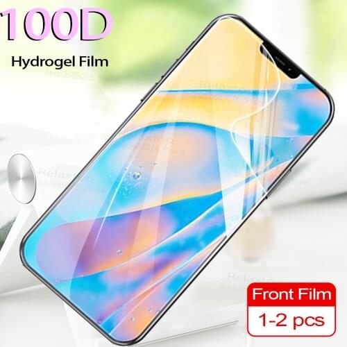 Screen protector for iphone 12 pro Max hydrogel film for iphone 12pro max 12max protective film for iphone12 mini glass 1-2PCS
