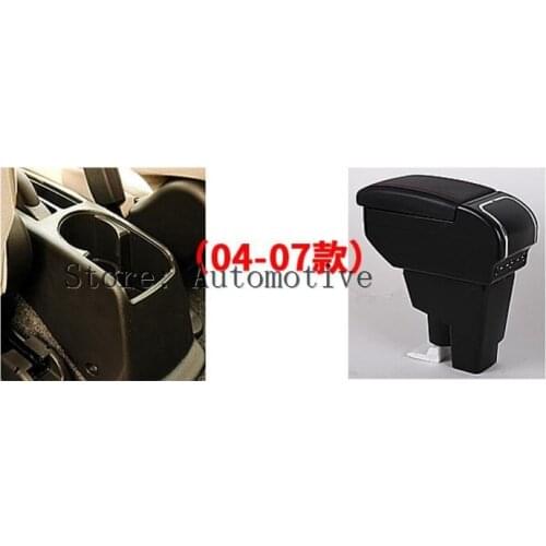 1pcs Beige Leather Storage Box Armrest Center Console For FIT for Honda JAZZ 2004-2007