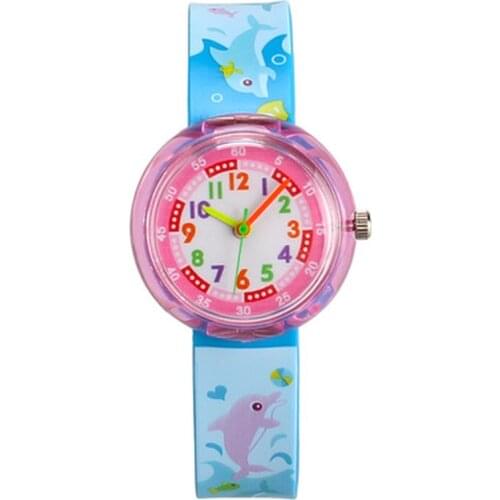1Pcs Cartoon Bee Flower Watch Children Fashion Casual Unicorn Pony Kids Quartz Watches for Student Boys Girls Clock High Quality