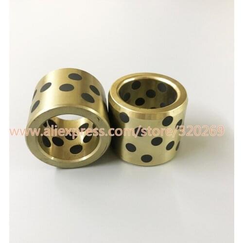 1PC Linear Copper Set Bearing Bushing JDB354540 JDB354545 JDB354550 JDB35455 JDB35460 Impregnated Graphite Brass Bronze