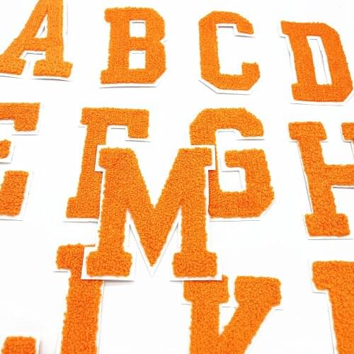 1PC Letter Embroidery Patches Towel English Letters Patches For Clothing DIY Name Child Women Clothes jeans Accessories Badge