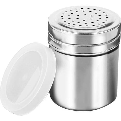 1pc Seasoning Bottle Stainless Steel Seasoning Shaker Spice Bottle With Plastic Lid Kitchen Tools Powder Storage