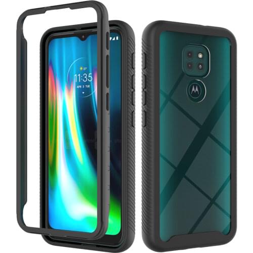 For Motorola Moto G9 Play Case Heavy Duty Shockproof Bumper Back Clear TPU Cover Phone Cases for Moto G9 Power G9 Plus G8 G7