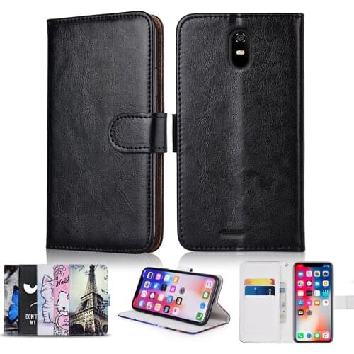 Wallet Case for BQ BQ-5004G Fox Cover Coque for BQ BQ-5004G Fox Fundas Kickstand Unicorn Patterned Floral Fitted Case