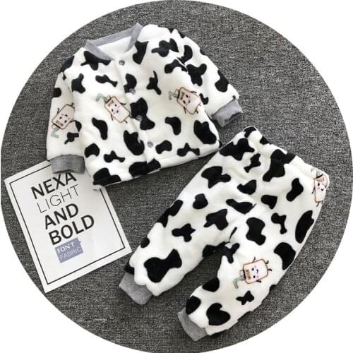 Baby Suit Fleece Cotton Winter Warm Casual Clothes for Boys and Girls Unisex Baby Winter Coats Free Shipping Baby Clothes