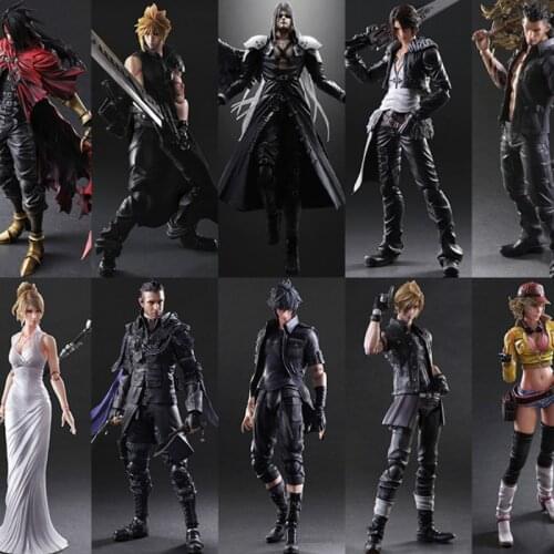 Final Fantasy Cloud Strife Sephiroth Noctis Lucis Caelum PVC Action Figure Collectible Model Toy